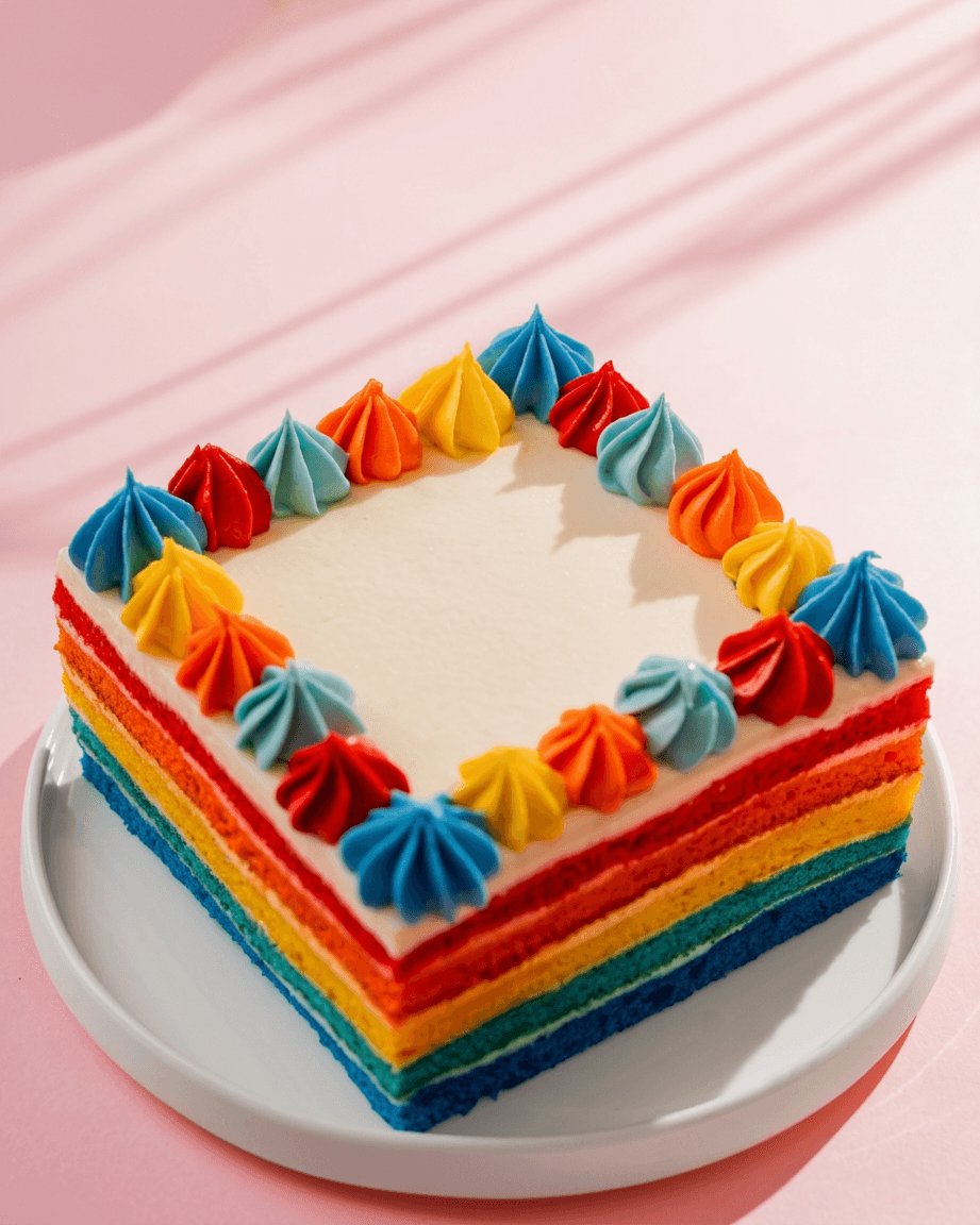 Rainbow Fantasy Cake