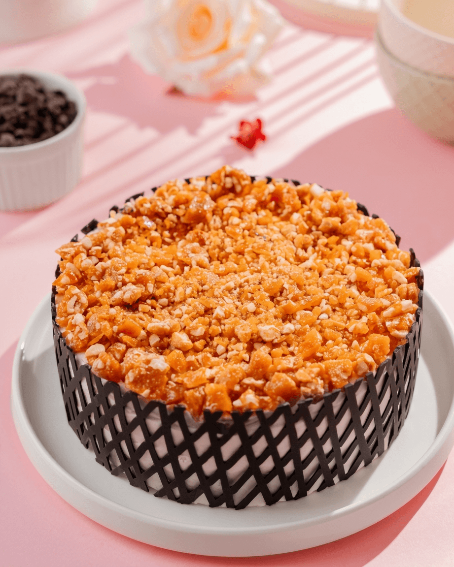 Praline Butterscotch Cake