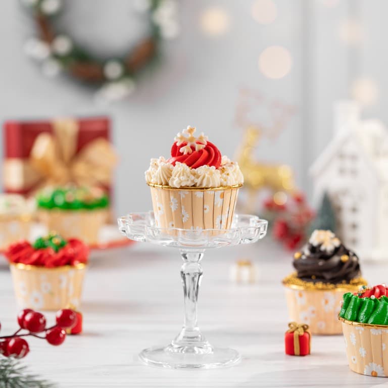 Christmas Special Cup Cakes (box of four)