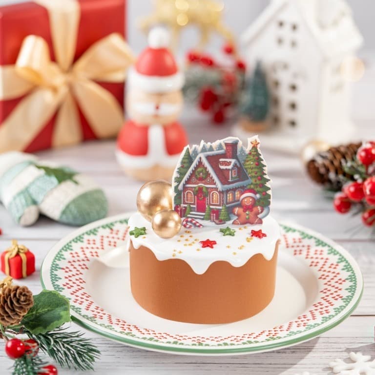 Dutch Truffle Christmas Bento Cake