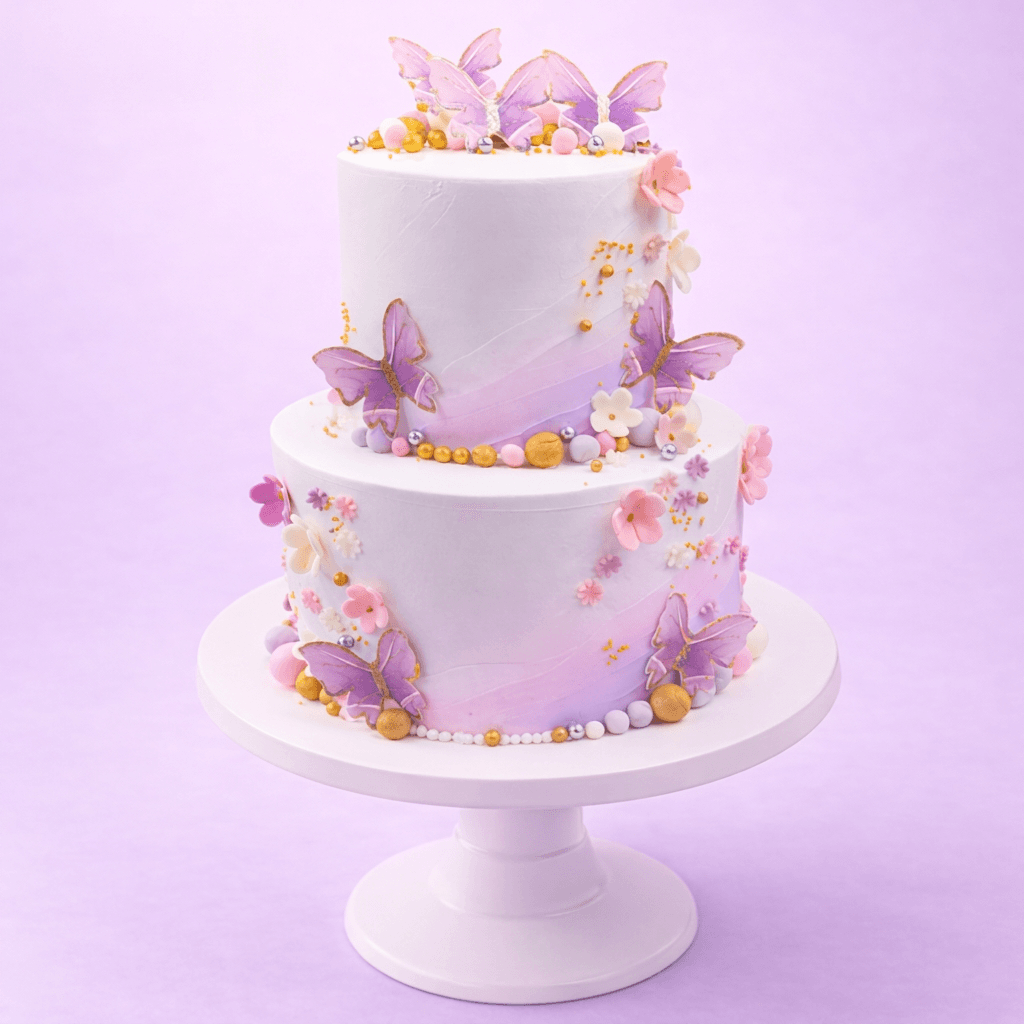 Lavender Butterfly Dream Cake