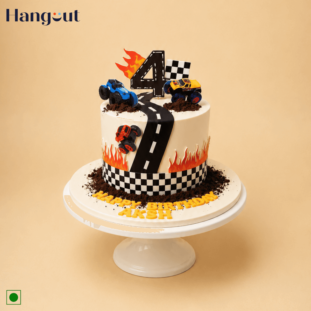 Monster Truck Adventure Customized Cake