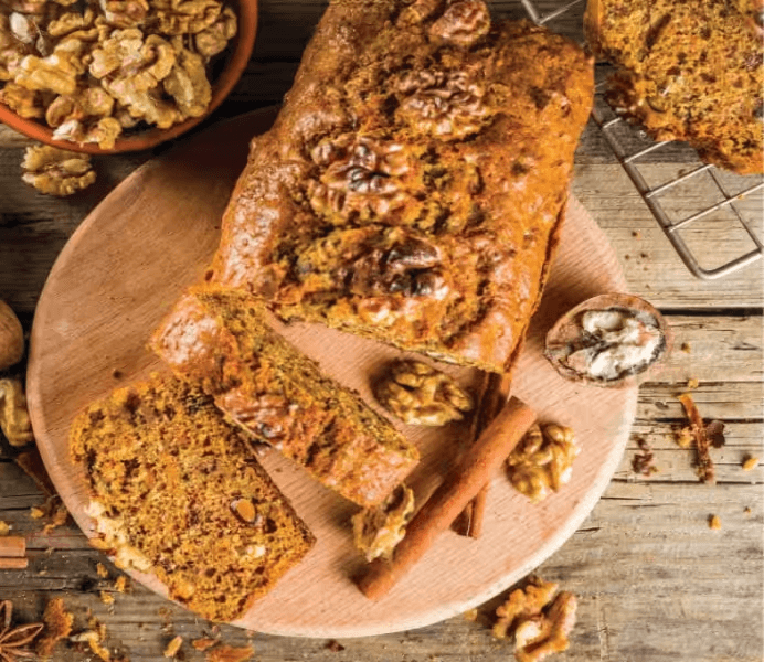 Carrot and Walnut Tea Cake