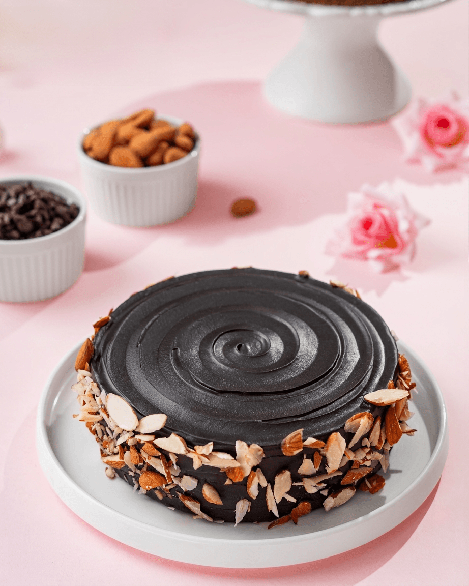 Classic Chocolate Almond Cake
