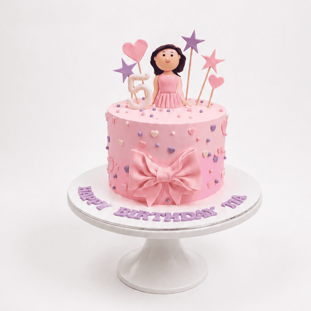 Pretty in Pink Customized Cake