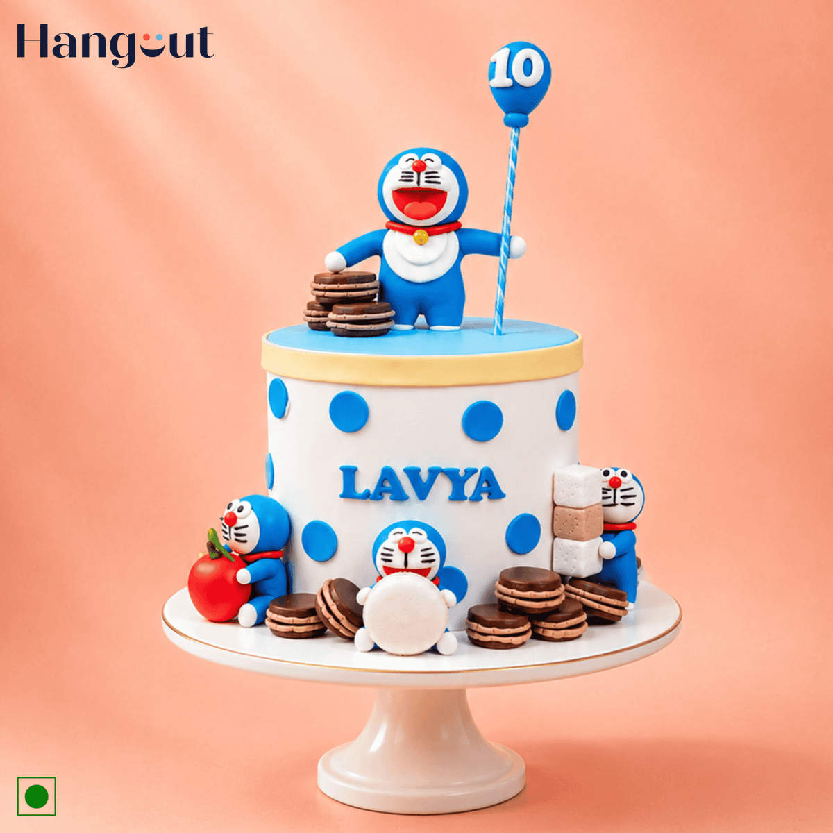 Doraemon Cookie Party Customized Cake