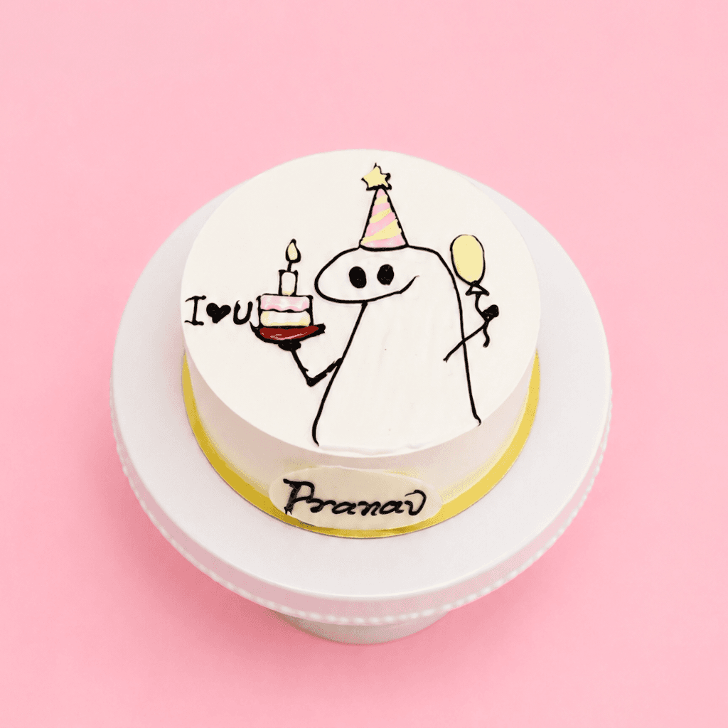 Ghosted But Celebrating Customized Cake