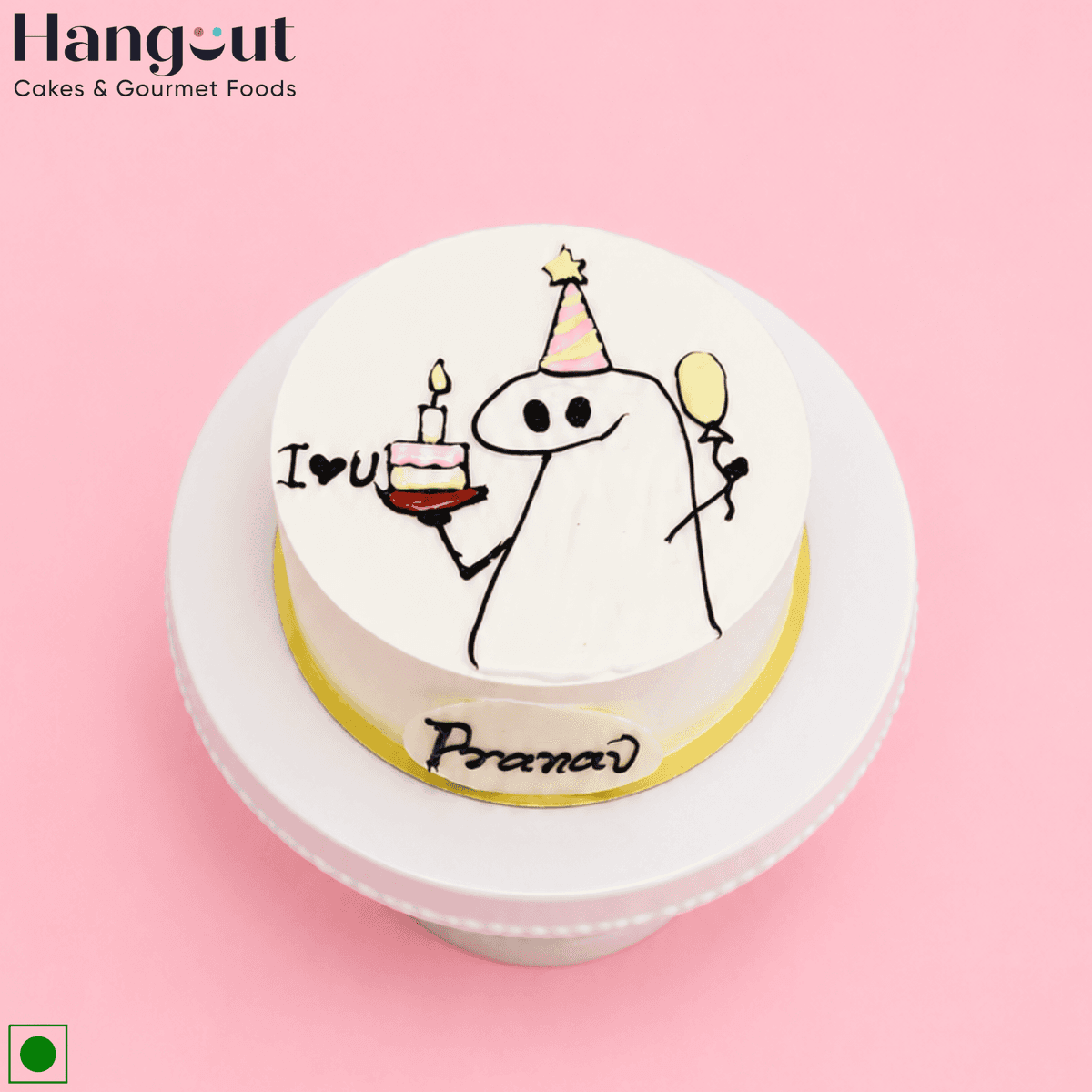 Ghosted But Celebrating Customized Cake