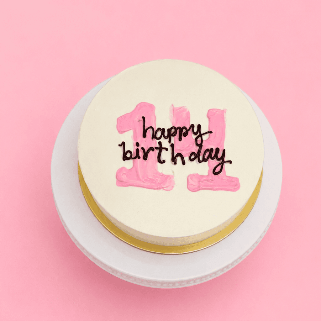 Soft Glow Customized Cake