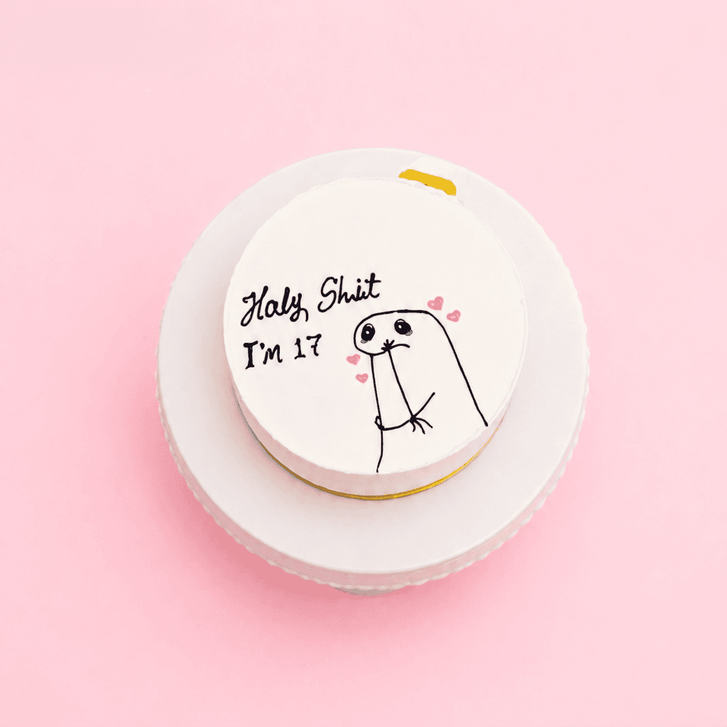 Seventeen & Screaming Customized Cake