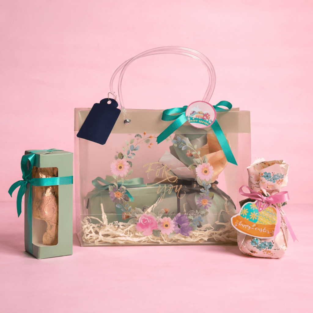 Easter Treat Gift Hamper Bag Green