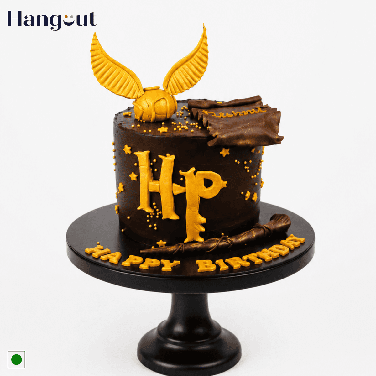 Golden Snitch Harry Potter Customized Cake