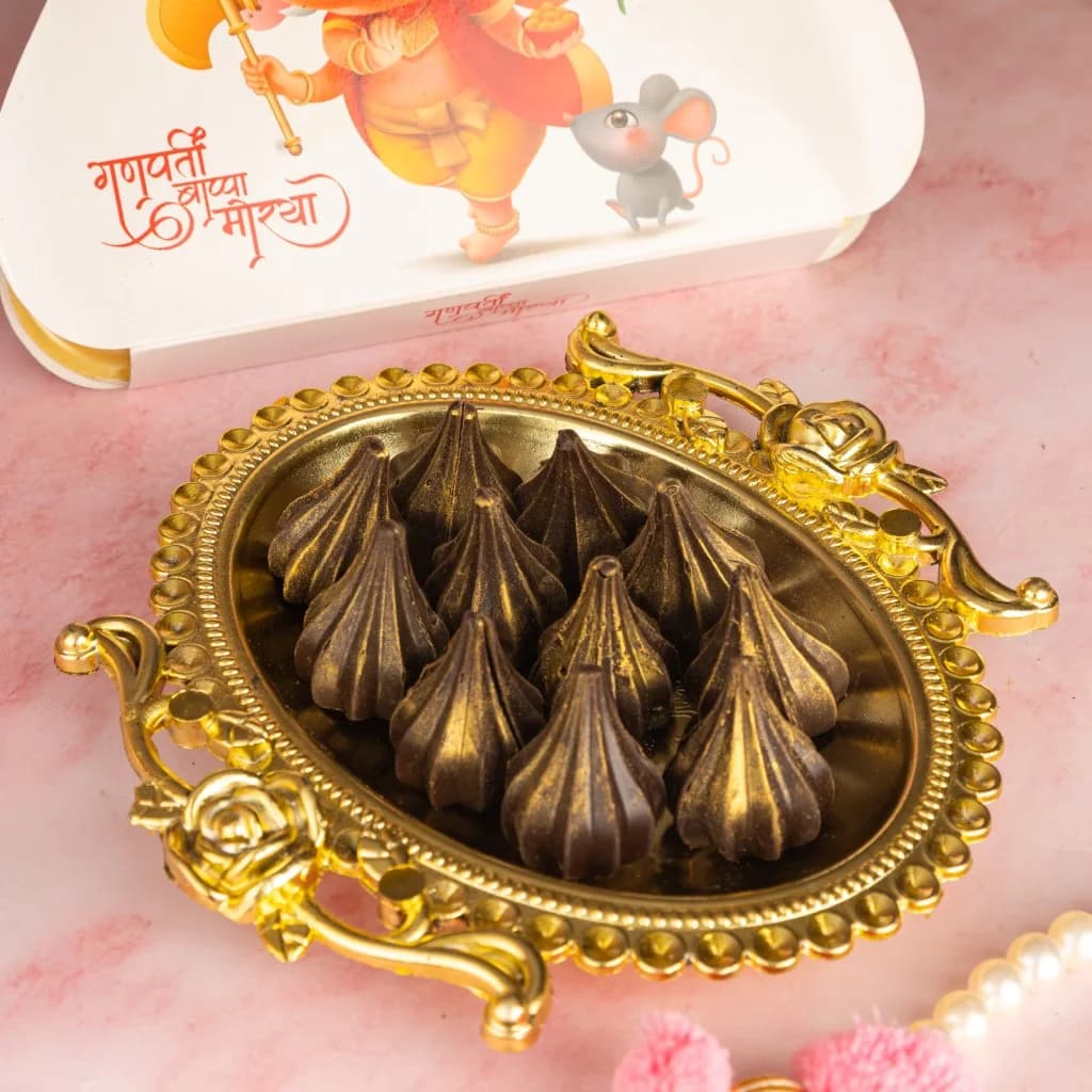 Sugar Free Chocolate Modak Box of 11