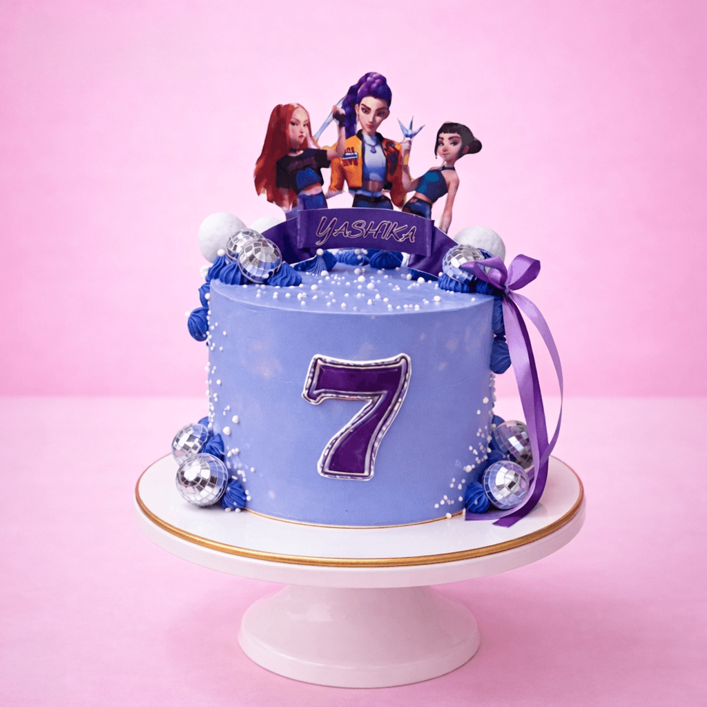 K-Pop Girl Theme Cake