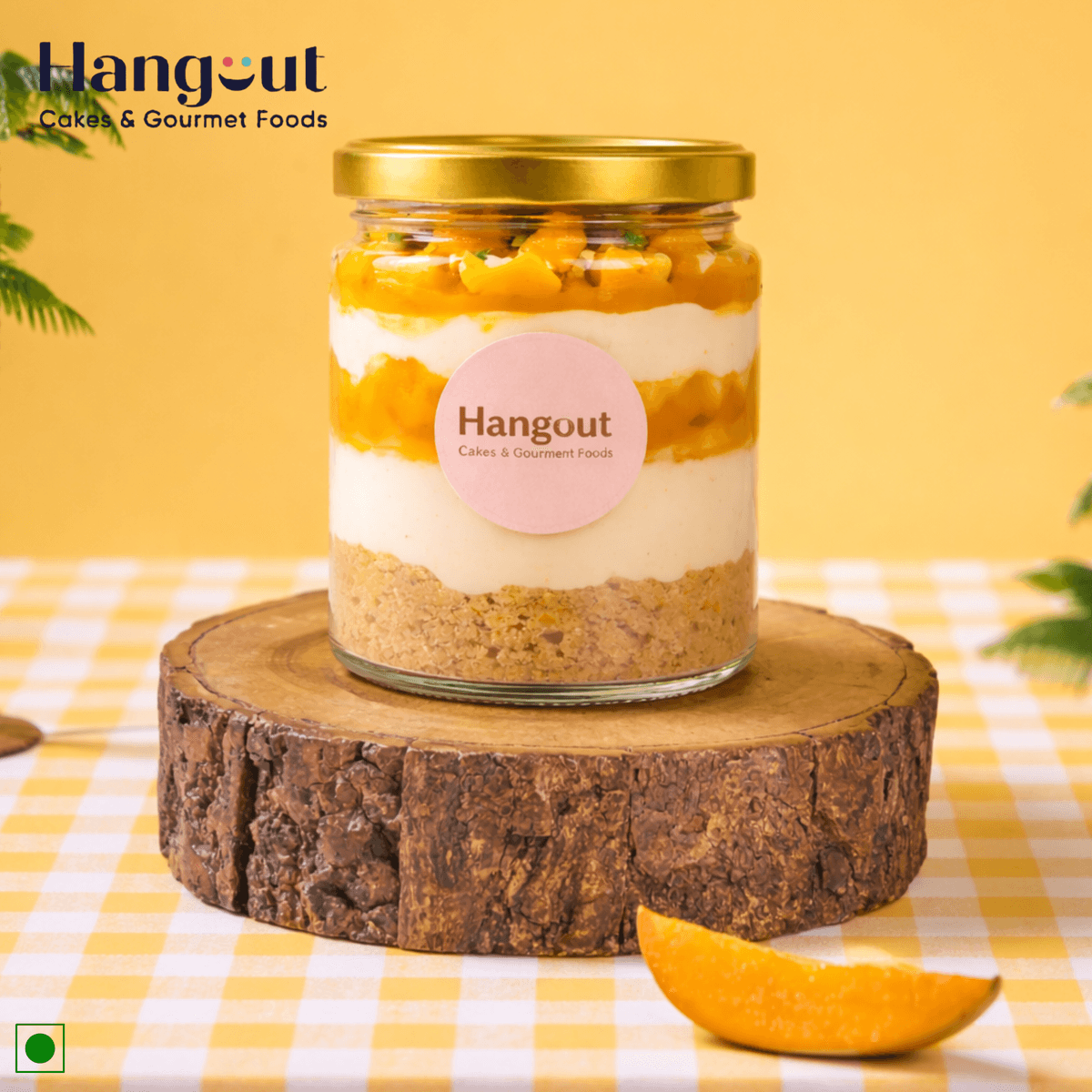 Mango Mousse Jar Cake