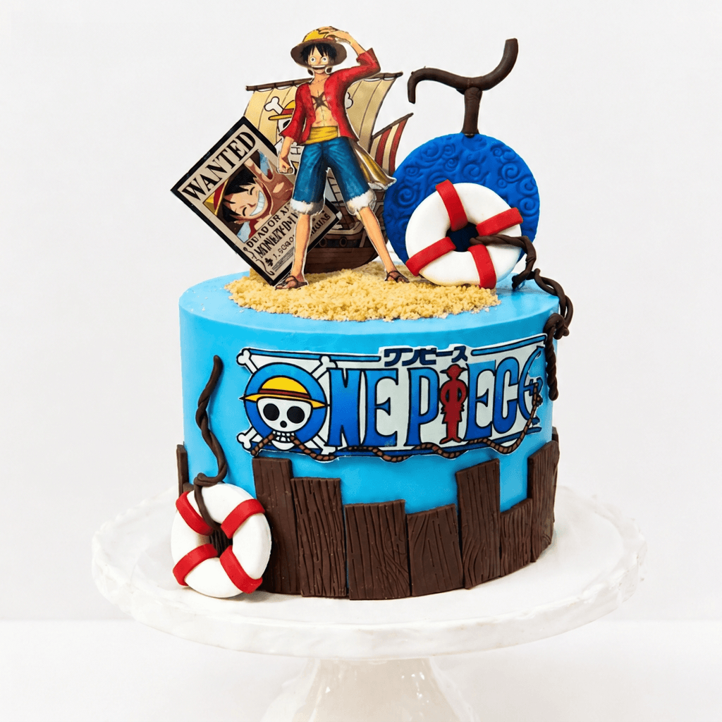 One Piece Customized Cake