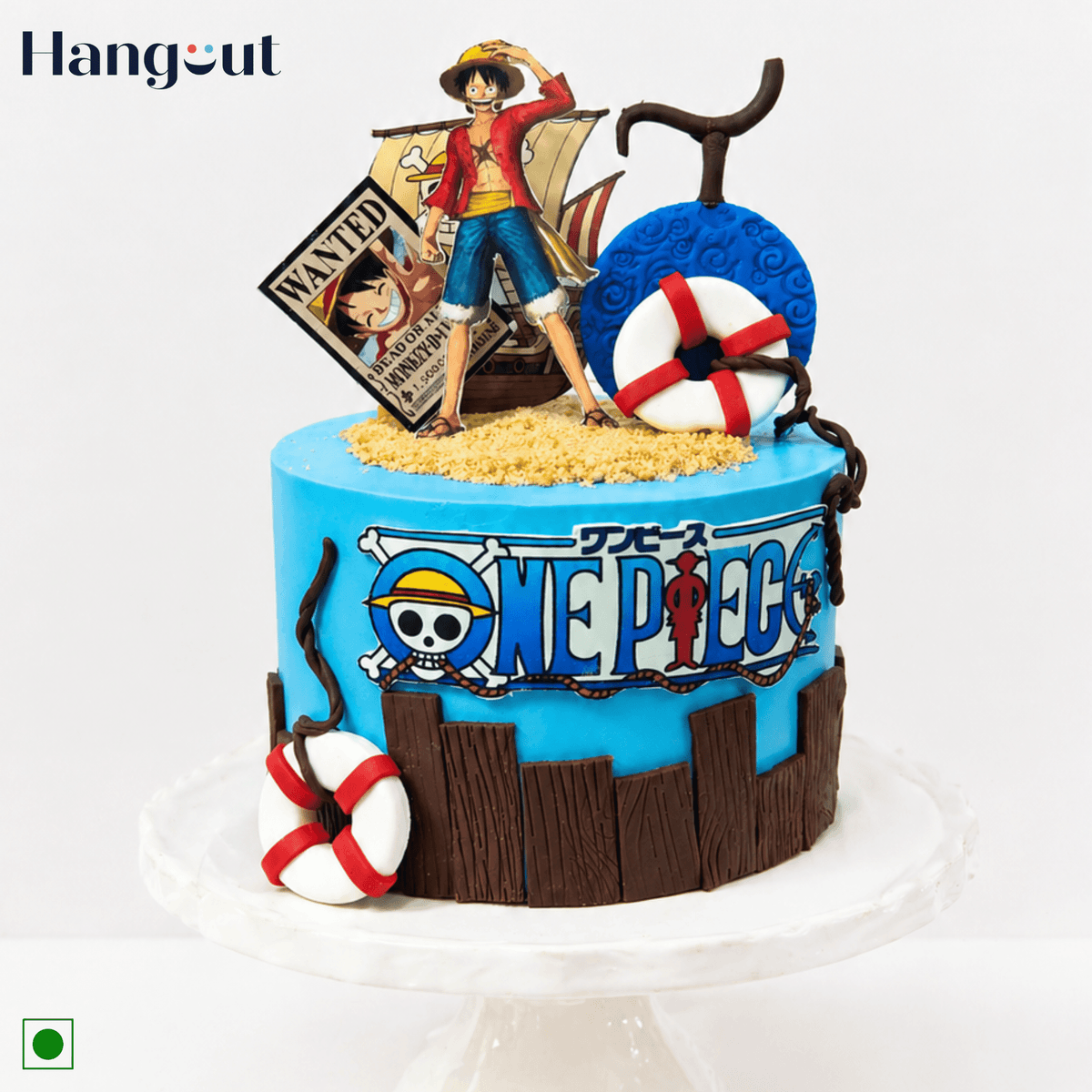 One Piece Customized Cake