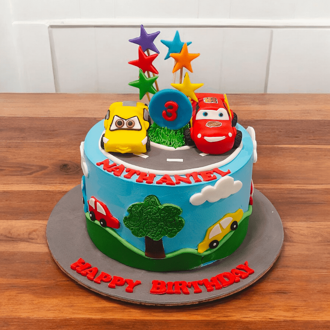 Cars Themed Cake