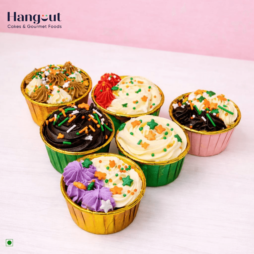 Republic Day Special Cupcakes Box of 6
