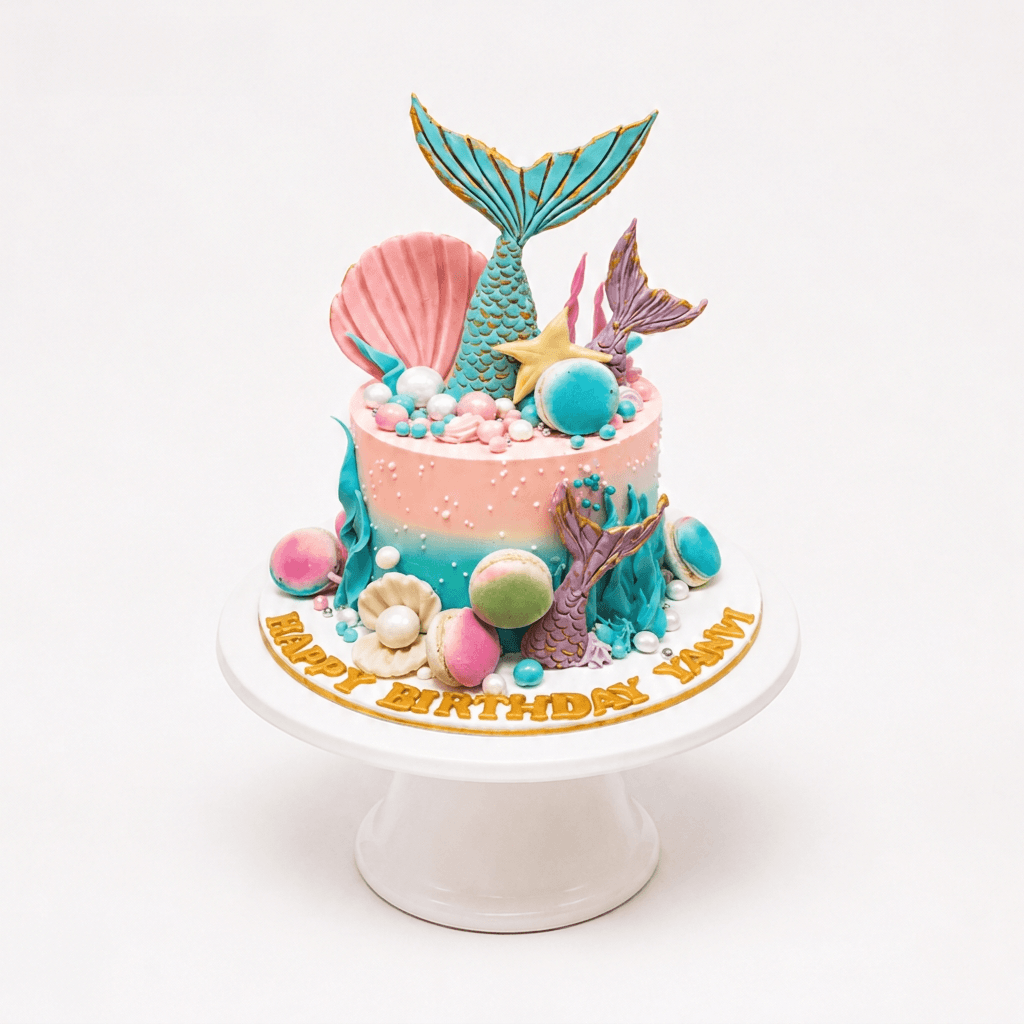 Mermaid Treasure Customized Cake