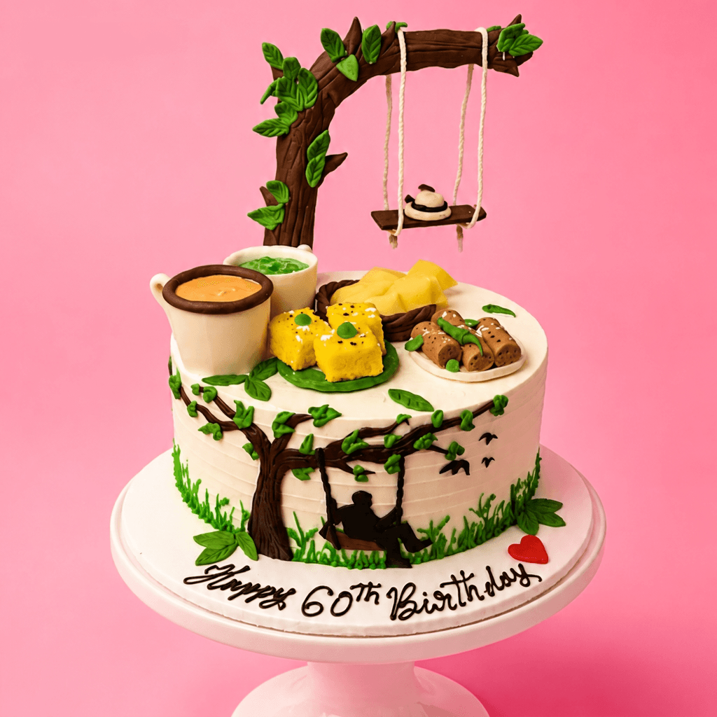 Favourite Snacks Customized Cake