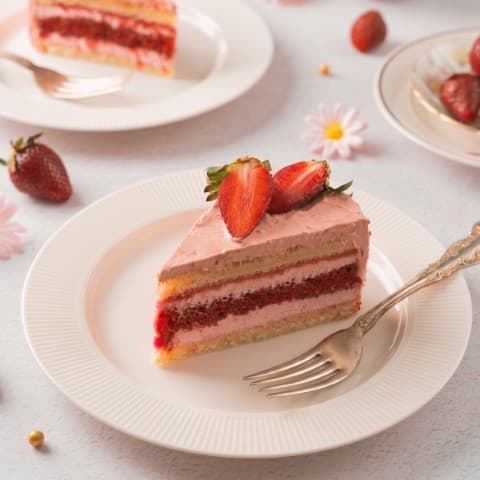 Strawberry With Cream Pastry