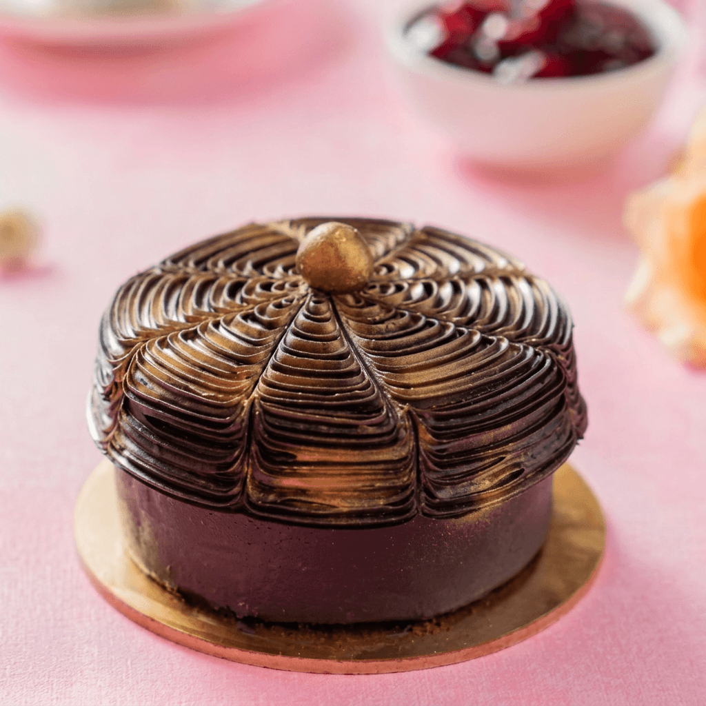 Dark Cherry Chocolate Bento Cake