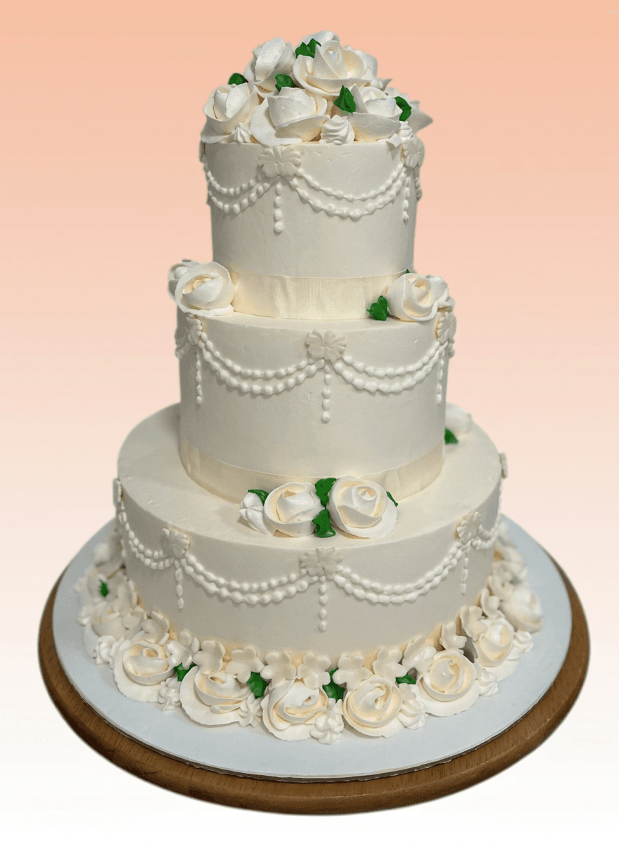 White Wedding Cake