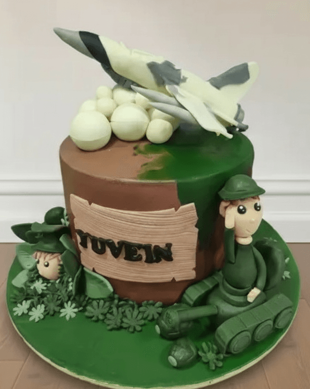 Army Themed Birthday Cake