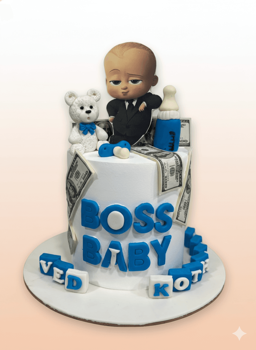 Boss Baby Birthday Cake