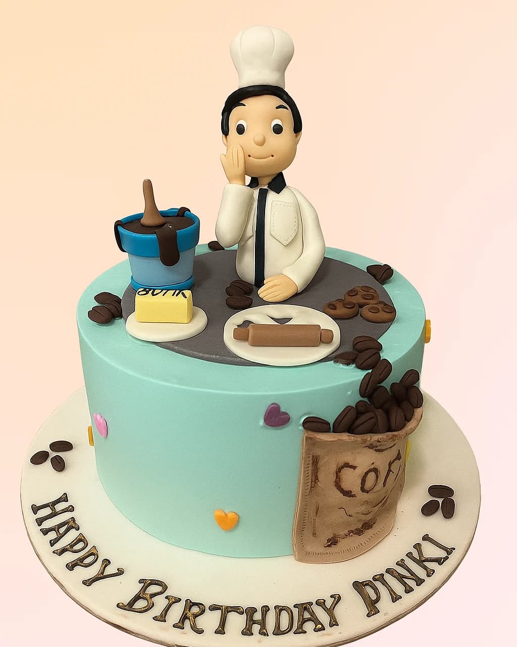 Chef themed Birthday Cake