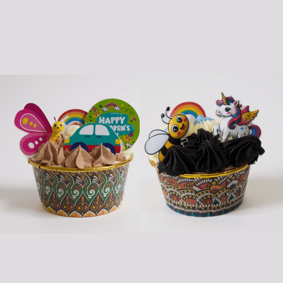 Children's Day Cupcake Box Of 2