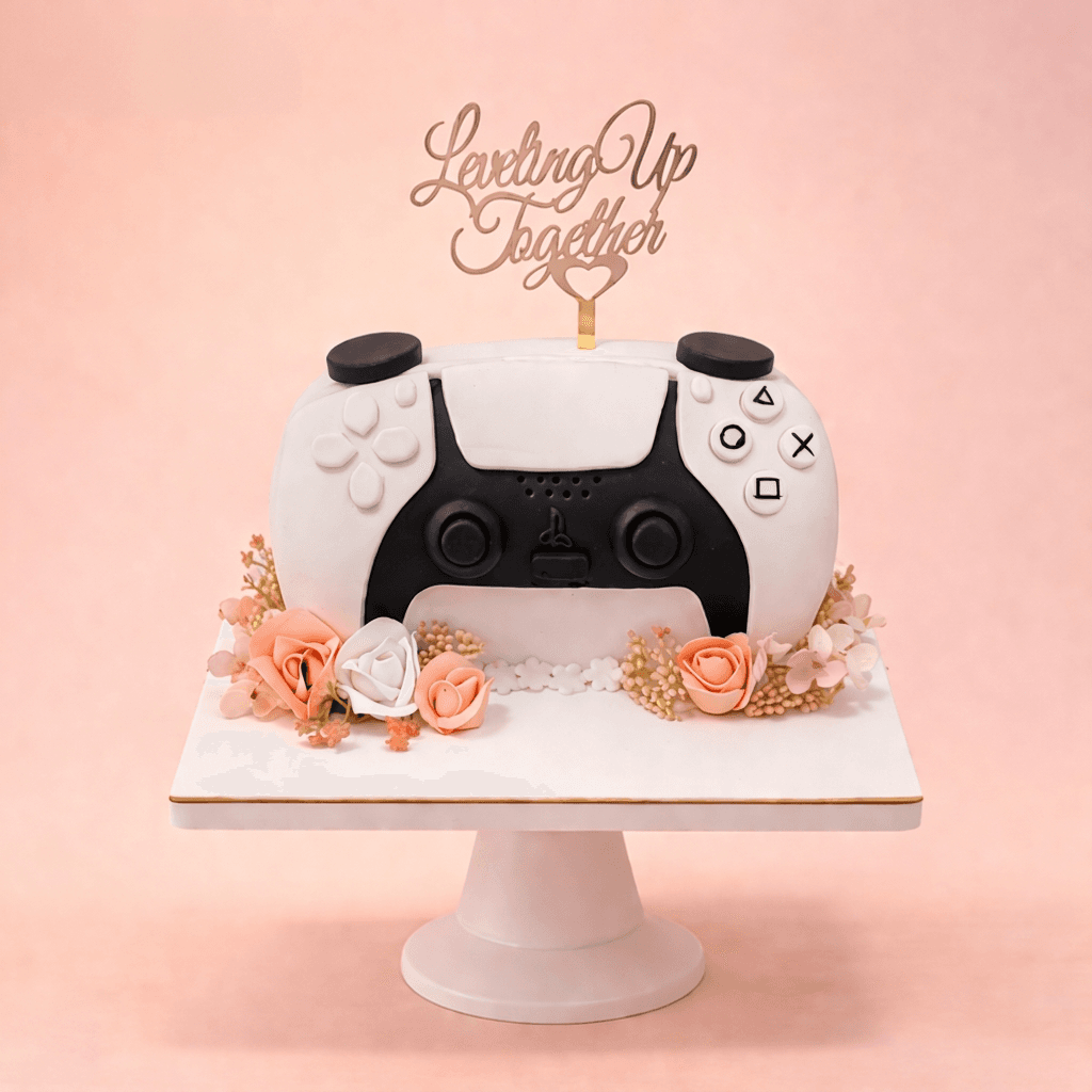 Couple Gamer Theme Cake
