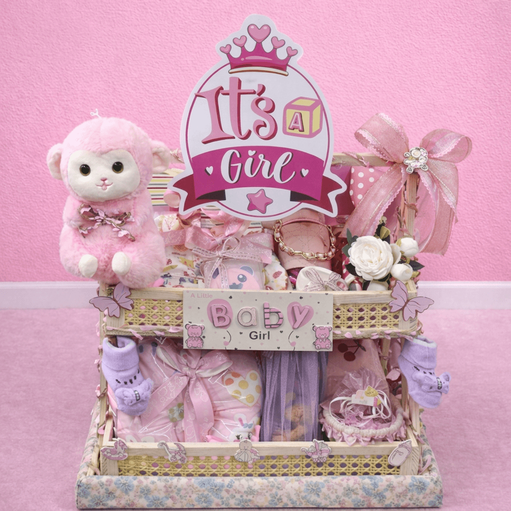 Crown & Cradle Baby Girl Gift Hamper