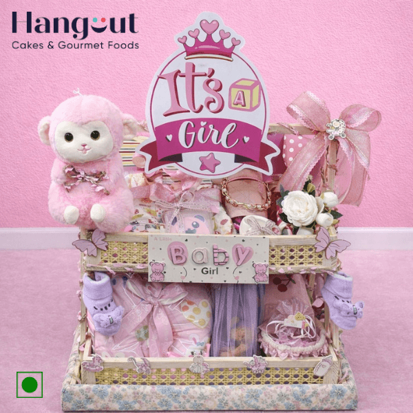 Crown & Cradle Baby Girl Gift Hamper