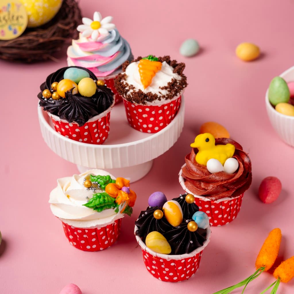 Easter themed Cup Cakes (box of two)