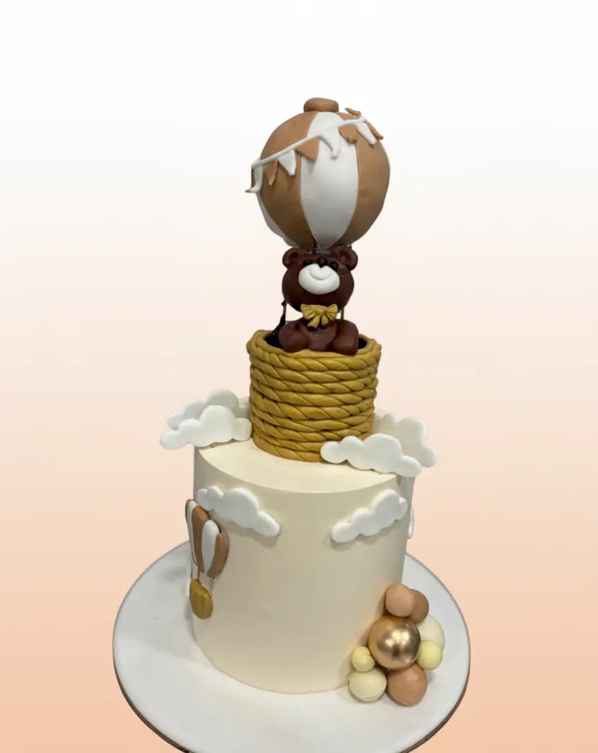 Bear Themed Birthday Cake