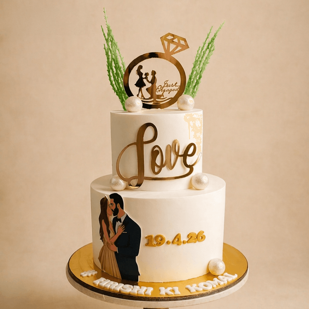 Forever Love Tier Cake