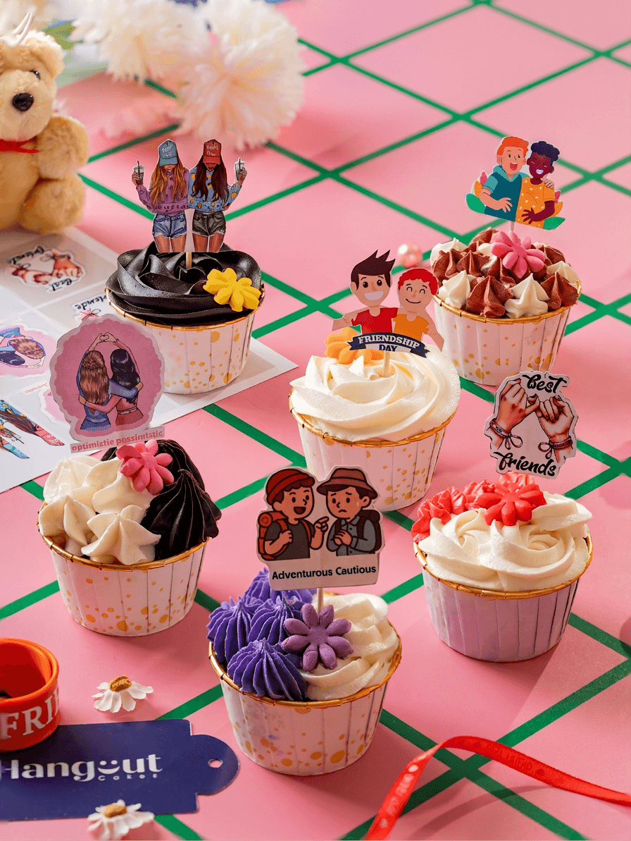 Blueberry Friendship Day Special Cupcake