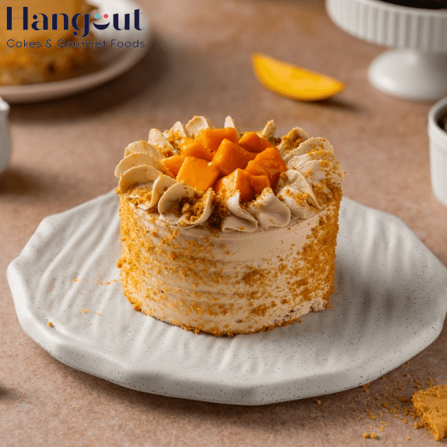 Mango Lotus Biscoff Bento Cake (300g)