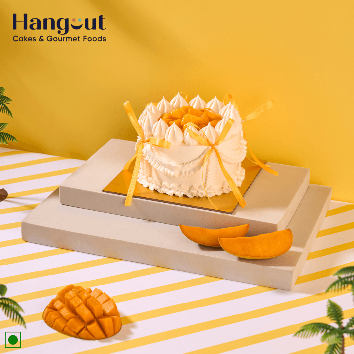 Mango Sugar-Free Bento Cake