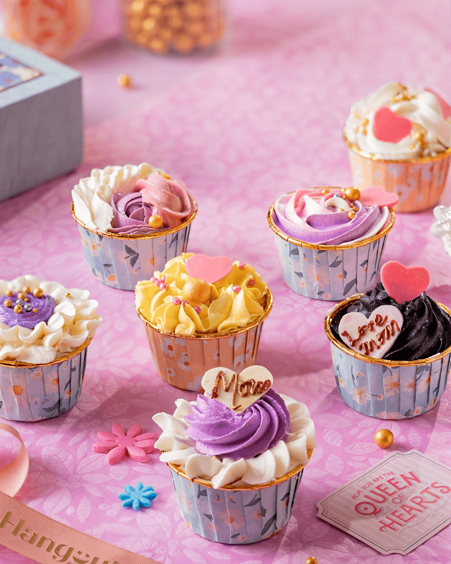 Mother's Day Cupcake Collection – Made with Love (Box of 2)