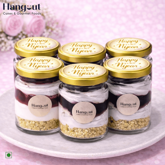 New Year Special Berry Cheesecake Jar Box of 6