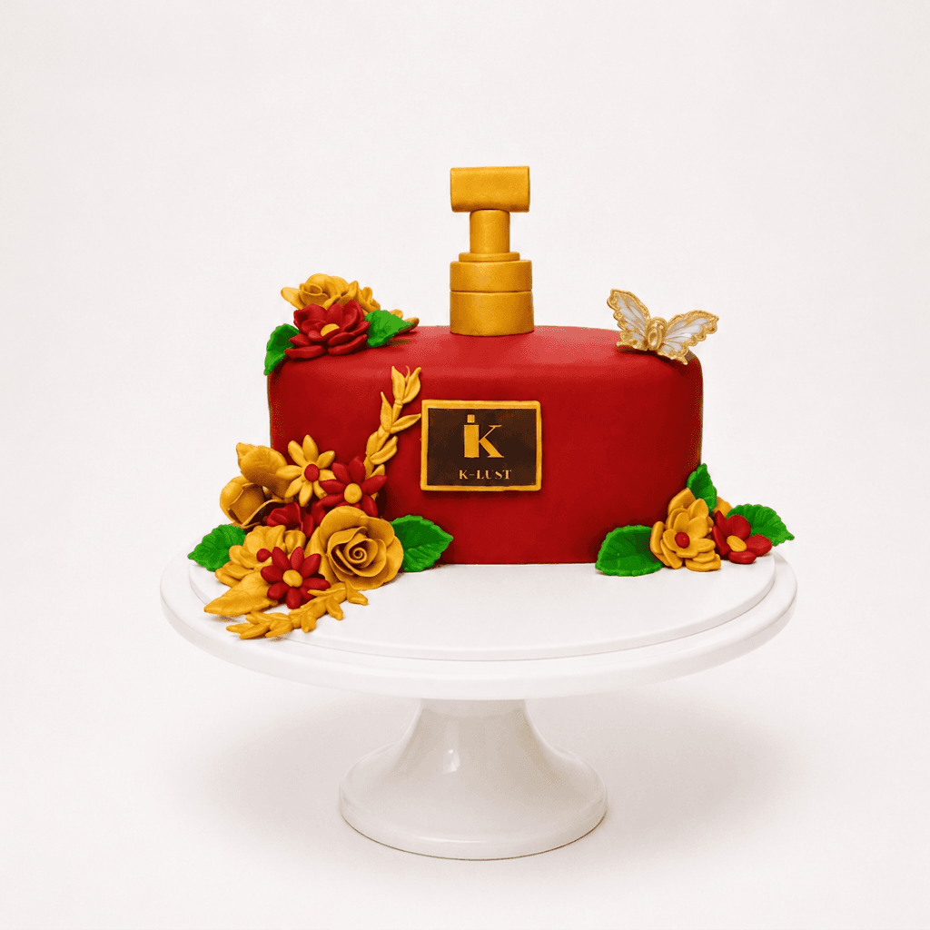 Luxe Perfume Customized Cake