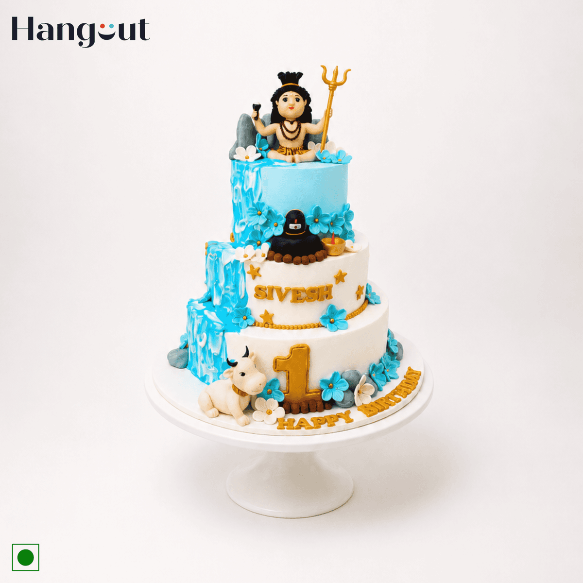 Blue Shiva Dream Customized Cake