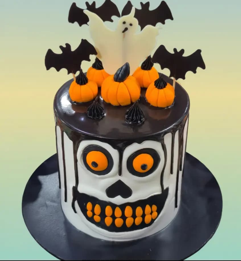 Spooky Haloween Themed Cake