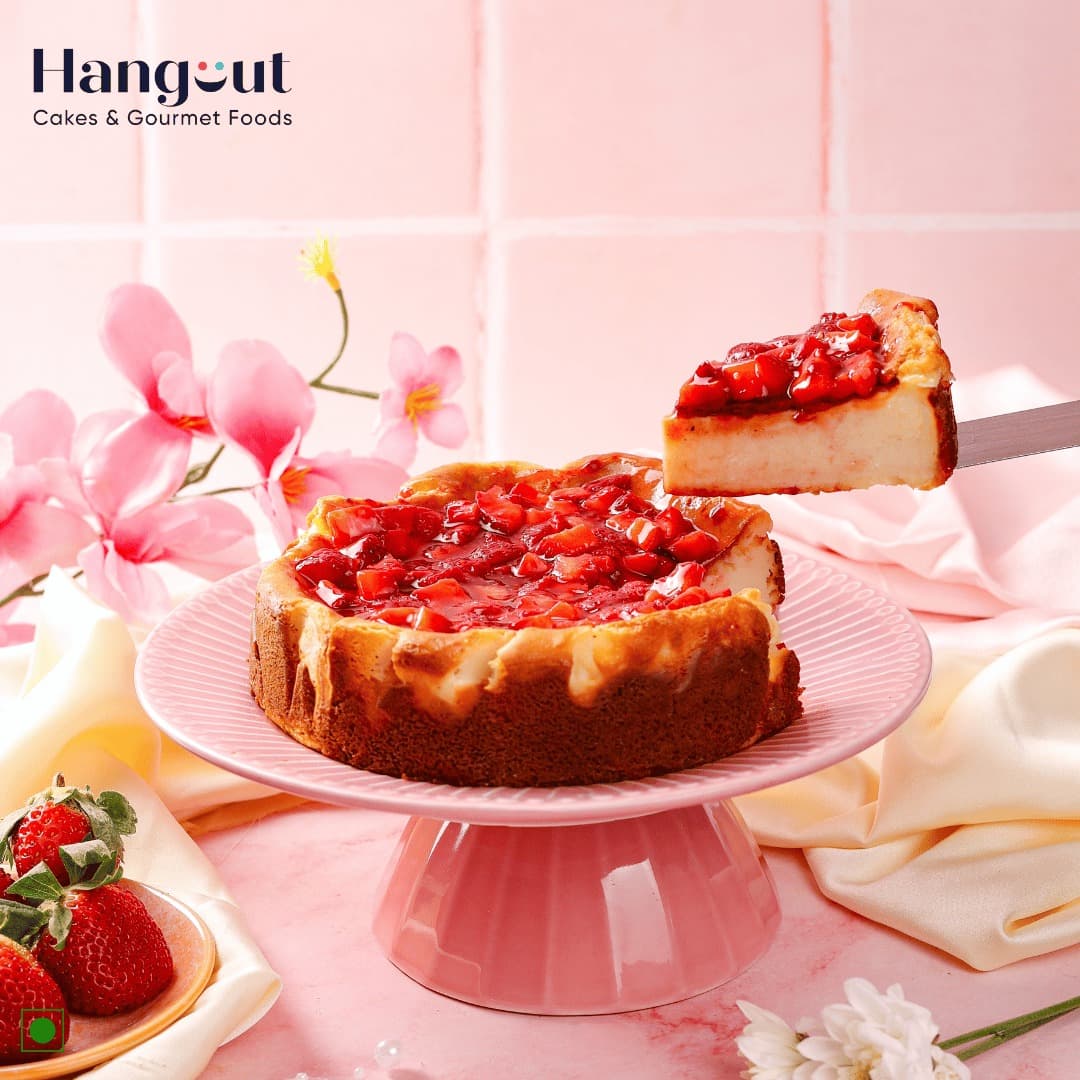 Strawberry Basqued Cheesecake Pastry