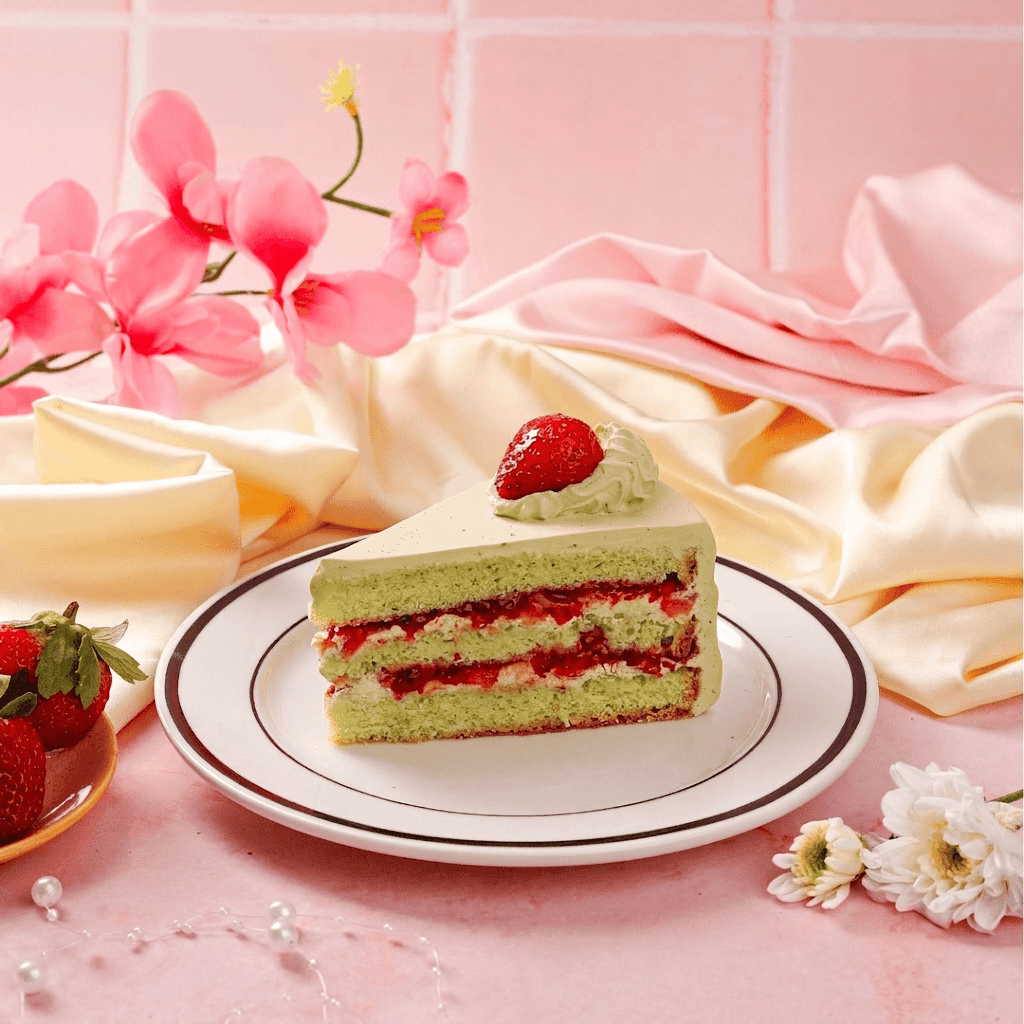 Strawberry Matcha Pastry
