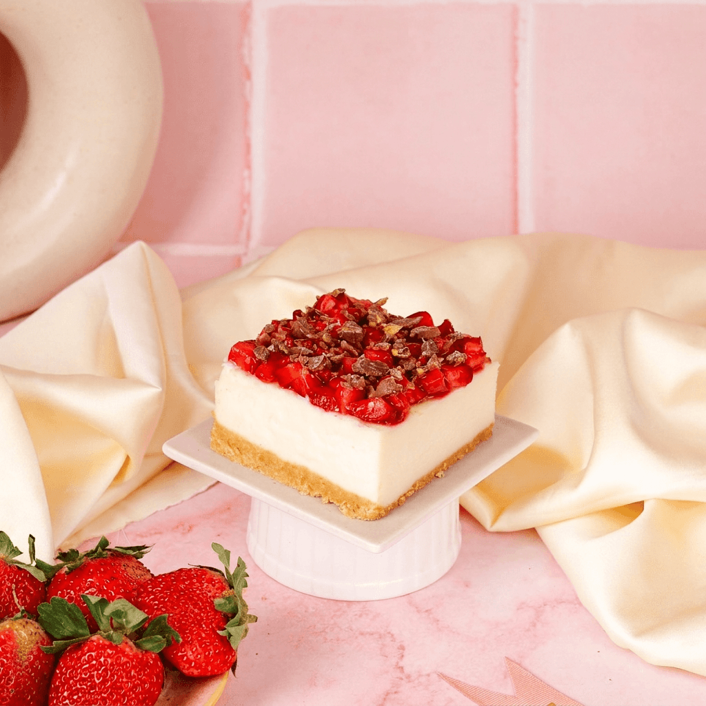 Strawberry Protein Squares