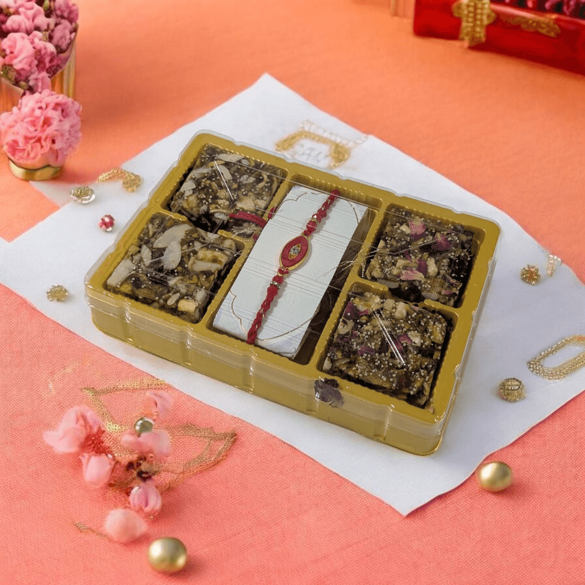 Sugar free Mithai Rakhi box